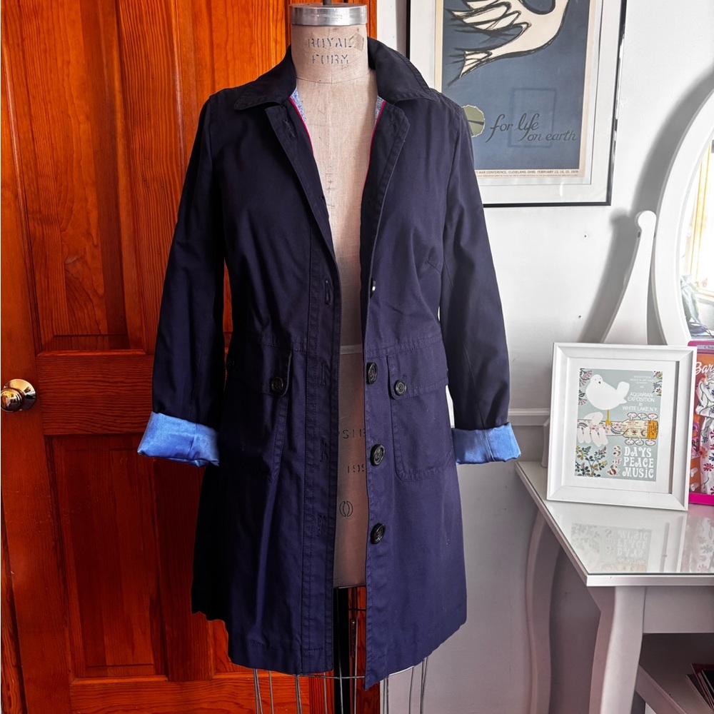 Vintage GAP Navy Blue Button-Up Coat! Size M!